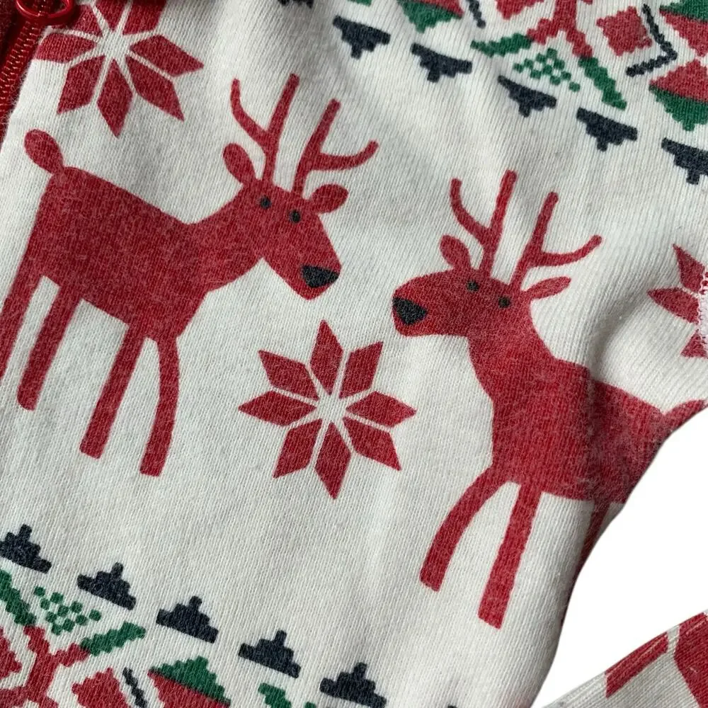 Hanna Andersson Dear Deer Baby Zip Sleeper 2T